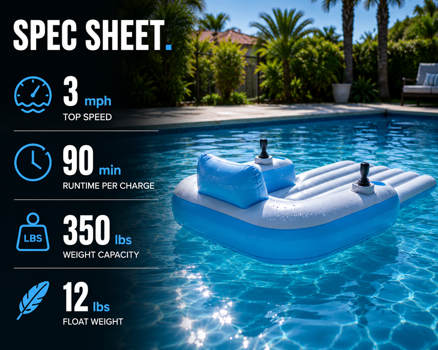 FloatGo™ Relaxing Pool Lounger